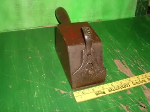 Raro plano de madera de zorro antiguo 1800 raspador de chapa bloque plano herramienta de carpintería - Imagen 1 de 5