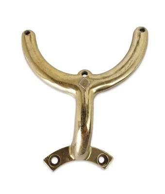 Vintage 36” Ceiling Fan Blade Bracket in Bright Brass Hunter R&M 73183 diamond - Image 1 of 4