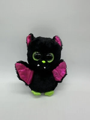 TY Beanie Boos - Igor the Bat Plush, Black/Pink/Green, Halloween Stuffed Animal - Image 1 of 4