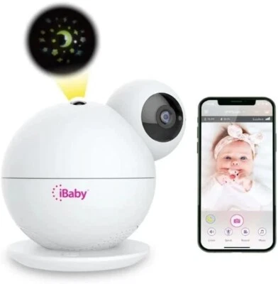 iBaby M8 2K 智能婴儿监视器 WiFi 355 平移夜视月光投影仪 — 第 1/4 张图片