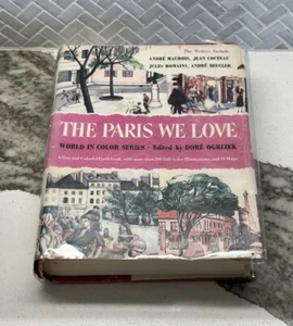 Vintage Book THE PARIS WE LOVE 1st Ed 1950 Illustrated Tour Guide Dust Cover FR - Picture 1 of 6