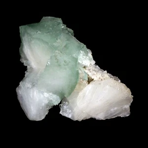 Natural green APOPHYLLITE Stilbite Heulandite Minerals India #I 809 - Bild 1 von 7