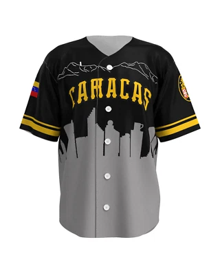 Los Leones de Caracas Venezuela baseball jersey - Image 1 of 4
