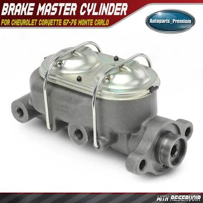 Cilindro maestro de freno con depósito para Chevrolet Corvette 1967-1976 Monte Carlo Foto 1 de 4