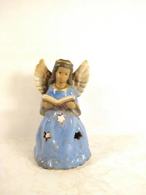 Candelabro American Greeting Company negro ángel afroamericano  Foto 1 de 4