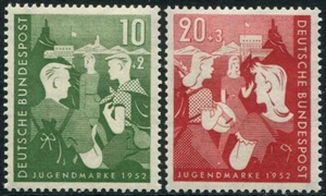 Deutschland Post Für Die Jugend, - 2 Briefmarken - Bild 1 von 1