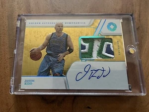 2019-20 PANINI OPULENCE JASON KIDD GAME WORN PATCH AUTO ONE OF ONE 1/1 MAVERICKS - Picture 1 of 2