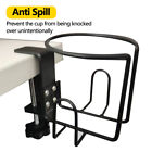 Metal Clamp Non Slip Mat Anti Spill Portable Lawn Chair Cup Holder Clip On Table