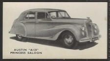 KELLOGGS-MOTOR CARS (BLACK & WHITE) 1949-#36- AUSTIN A135 PRINCESS SALOON