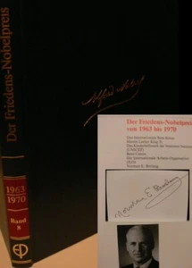 Norman E. Borlaug Signiert Nobelpreis original Unterschrift Signed Autogramm - Picture 1 of 1