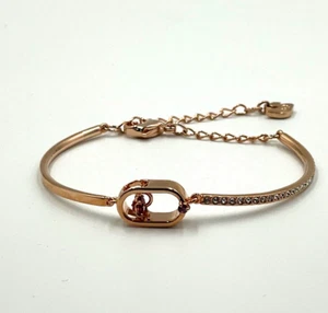 Swarovski Bracelet, Round Cut, Red, Ovel Shaped, Rose Gold-tone - Una Collection - Picture 1 of 6