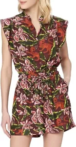 Scotch and Soda Maison Aloha Hula Floral Playsuit Romper Size M Au 10 US 8 $359 - Picture 1 of 11