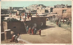 Postal de colección 1915 Zuni heredero de una vez famosas 7 ciudades de Cibola Gallup casi nueva - Imagen 1 de 2