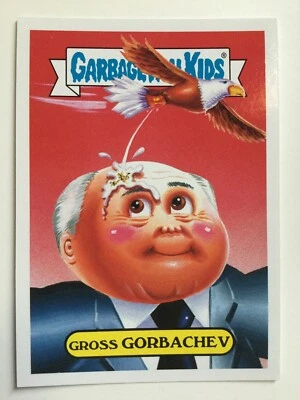 Garbage Pail Kids Topps 2018 Sticker We Hate The ‘80s History Gross Gorbachev 3b - Image 1 of 2