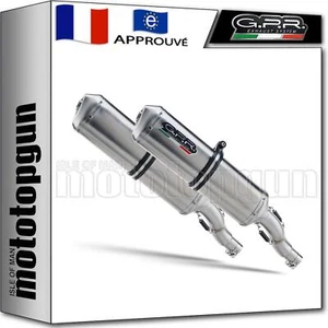 pot echappement approuve acier gpr pour honda vtr 1000 sp-1 rc51 2000 00 2001 01 - Photo 1/3