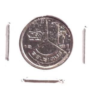 ¡Moneda de 1 franco de Bélgica de 1991 distribuida! - Imagen 1 de 3