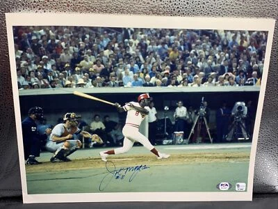 Joe Morgan SIGNED 11x14 Photo Cincinnati Reds PSA/DNA  Rare Cooperstown - Image 1 of 3