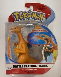 Pokémon Charizard Battle Feature 2019 Figure 95135 Deluxe Action 4.5” BNIB - Picture 1 of 4