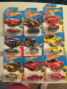 2015 Hot Wheels - Mini Cooper Porsche Camaro - Menge 9 MOC - Bild 1 von 5