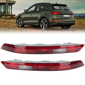 Pair For Audi Q5 17 2018-2020 Rear Bumper Light Lower Tail Brake Lamp Left+Right - Picture 1 of 12