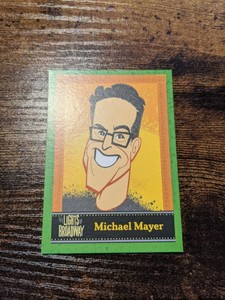 Lights of Broadway Michael Mayer Card Summer 2015 Rare