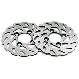 Set dischi freno anteriori Wavey acciaio inox per Yamaha YFZ450R 2009-22 - Foto 1 di 1