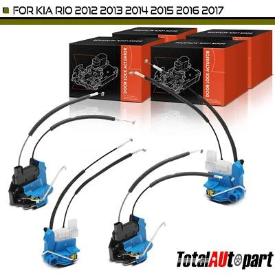 Atuador de trava de porta 4 peças para Kia Rio 2012 2013 2014 2015 2016 2017 dianteiro e traseiro - Imagem 1 de 4
