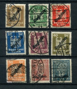 German Reich : Better officials set ( O 53 - O 61 ) used - HIGH VALUE !!! - Picture 1 of 1
