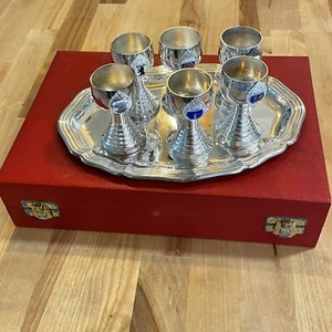Antiguas mini copas de plata de Alemania Occidental raras de colección coleccionables - Imagen 1 de 11