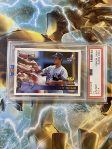 1996 TOPPS “ALL-STAR ROOKIE CUP” #136 HIDEO NOMO DODGERS PSA 10 GEM MINT