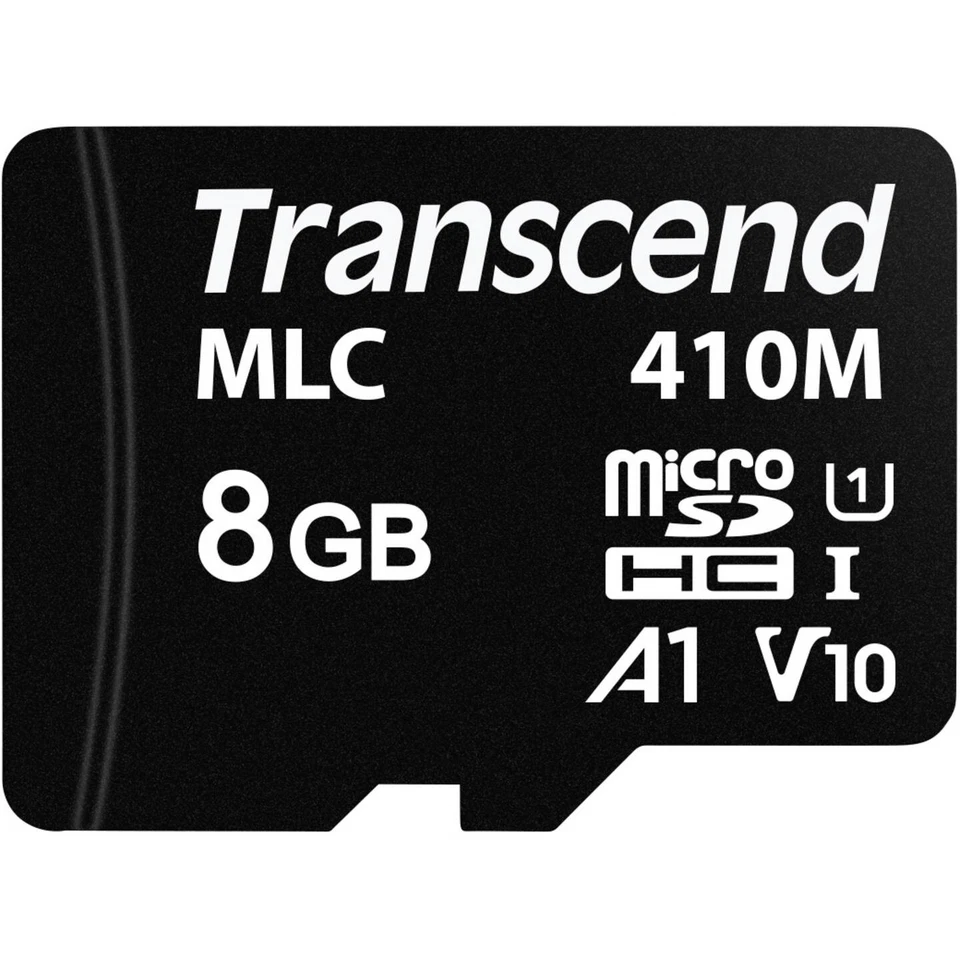 Micro SD Transcend Temperature Industriali 8GB TS8GUSD410M MLC 410M x meteo etc. - Immagine 1 di 1
