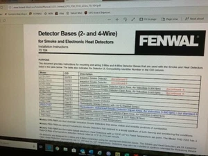 NEW FENWAL CPD-7054 IONIZATION DETECTOR HEAD (32 AVAIL, FREE SHIPPING!) - Picture 1 of 5
