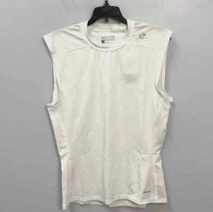 Adidas Techfit White Sleeveless Compression Base Top Men's Multiple Sizes - Picture 1 of 15