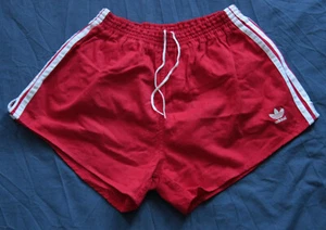 ADIDAS SHORTS coton coton D8 sport rétro vintage pantalon de sport gay années... - Picture 1 of 2