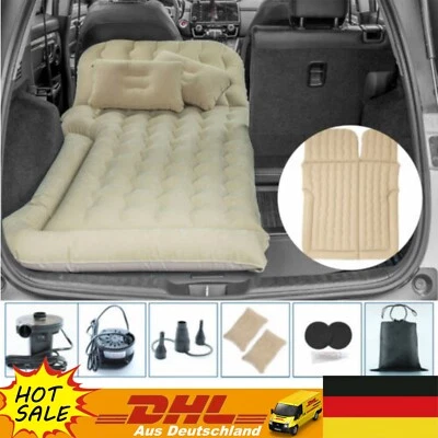 Aufblasbare Luftbett Matratze Luftmatratze Autobett für Auto Rücksitz mit Pumpe - Bild 1 von 4