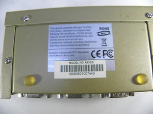 2 Port VGA Video Splitter External Box A93BB UK SELLER FREE P&P #BOX 139 - Picture 1 of 3