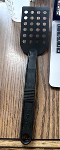 T-Fal Black Nylon Slotted Holes Spatula Plastic Lightweight Flipper Canada - Picture 1 of 6