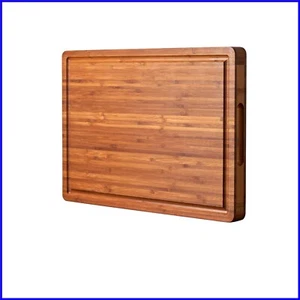 Extra Large Bamboo Butcher Block 20x15" - Perfect Gift for Culinary Enthusiasts - Picture 1 of 7