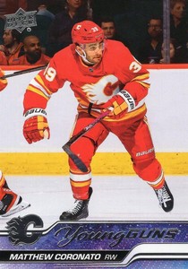 2023-24 Upper Deck Matthew Coronato Young Guns Rookie RC #201 Flames