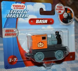 THOMAS & FRIENDS TRACK MASTER BASH PUSH ALONG WORK ON TRACK MASTER NEW - Picture 1 of 4
