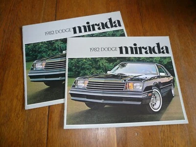 1982 Dodge Mirada Sales Brochure - Vintage Original - Two for One Price - Изображение 1 из 4