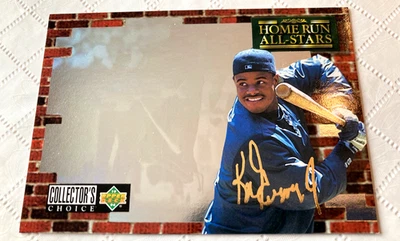 UD Collector's Choice 1994 Ken Griffey Jr. All-Star #HA2 Gold Foil Signature Foto 1 de 2