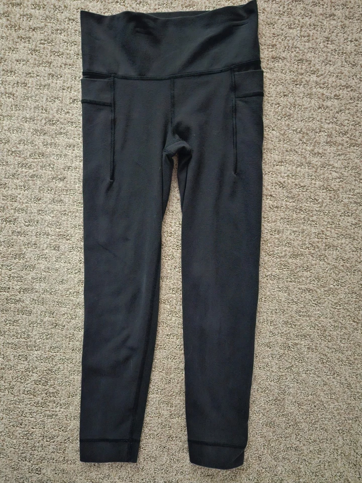 Леггинсы Athleta Girl Natural Play плотные черные размер средний (8-10) - Изображение 1 из 4