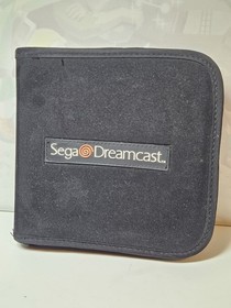 Official Sega Dreamcast 16 Disc Zip-Up Carrying Case Storage Game CD Holder Bag