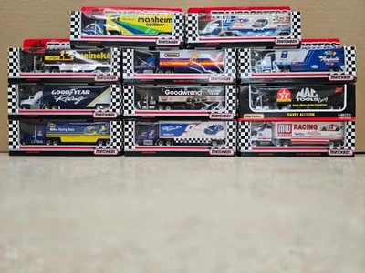 Lot of 11 Matchbox SuperStar Nascar Transporters Diecast  1989-1992 Vtg mint - Image 1 of 3