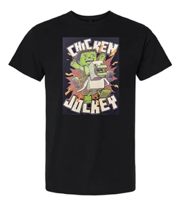 ITALIAN BRAINROT tee chicken jolkey funny T-shirt black tee for kids and adults - Picture 1 of 2