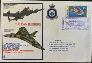 RAF Cover - 617 Squadron, THE DAM BUSTERS WW2 - Vulcan From Toronto Canada - Bild 1 von 4