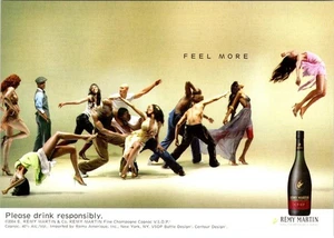 Alcohol Advertising REMY MARTIN Champagne Cognac FEEL MORE 2004 4X6 Postcard - Picture 1 of 2