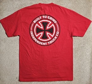 Camiseta De Colección Y2k NHS Independent Iron Cross Para Hombre L Grunge Patín Años 90 Calle 00 - Imagen 1 de 5