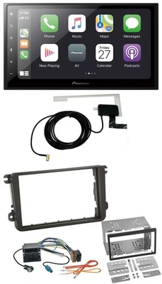 Pioneer USB MP3 2DIN Bluetooth DAB Autoradio für VW Caddy Golf 5 6 Jetta ab 2003 - Bild 1 von 4